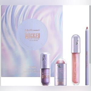 Wicked For Good |Glinda Makeup Set |4FS ProductsLip, Eye Shadow,Glow Stick NIB
